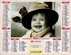 1996 - ENFANTS A LA ROSE - Almanachs Lavigne - Grossformat : 1991-00