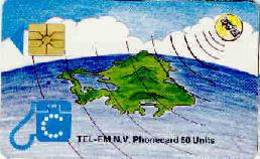 STMAARTEN : SMTC 1 60 Units (TEL-EM NV) (rev. NO TELnr) 1st ISSUE USED  (x) - Antilles (Neérlandaises)