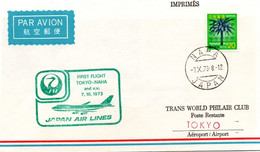 Tokyo Naha 1973 - JAL Boeing 747 - 1er Vol First Flight Erstflug - Otros & Sin Clasificación