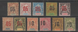 St Pierre Miquelon 1912   N° 94 / 104  Neuf X  Surchargé Série Compléte - Unused Stamps