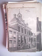 Nederland Holland Pays Bas Sneek Met Stadhuis In 1908 - Sneek