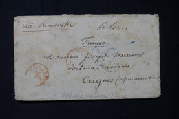 AUSTRALIE - Enveloppe De Sydney Pour La France En 1879 Via Londres Avec Mention " Via Rimouski " ( Canada ) - L 83400 - Cartas & Documentos