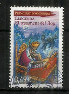 Le Testament Du Loup (légende Andorrane)   Timbre Oblitéré, 1 ère Qualité - Used Stamps
