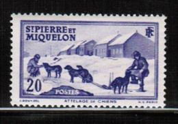 ST.PIERRE & MIQUELON  Scott # 178* VF MINT LH (Stamp Scan #739) - Unused Stamps