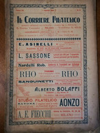 IL CORRIERE FILATELICO ANNO III AGOSTO 1921 N. 8 RIVISTA MENSILE ILLUSTRATA - Italienisch (bis 1940)