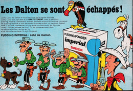 Lot De 4 Publicités Avec Les Personnages De Lucky Luke Et Les Dalton De 1971 - 1974 Et 1976 ( Voir Photos ). - Boule Et Bill