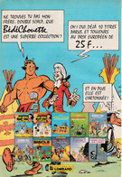Une Publicité De 1987 Avec Oumpah-Pah Comme Présentateur Pour Les Albums Des Editions Du Lombard ( Voir Photo ). - Oumpah-pah
