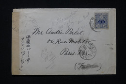 JAPON - Enveloppe De Mito Pour La France Via Tokyo Avec Contrôle Postal Militaire En 1916 - L 83465 - Covers & Documents