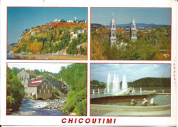 Canada. CPM. Quebec. Chicoutimi. Attrayante Capitale De La Région Du Saguenay. (4 Vues) (photos L. Fortin) - Chicoutimi