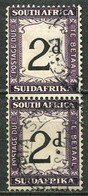 Union Of South Africa Postage Due, Südafrika Portomarken Mi# 24  Gestempelt/used - Pair - Timbres-taxe