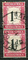 Union Of South Africa Postage Due, Südafrika Portomarken Mi# 23 Gestempelt/used - Pair - Postage Due