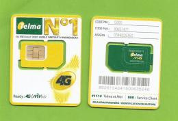 MADAGASCAR MADAGASKAR  Carte SIM NEUVE 4G  /  MALAGASY NEW SIM Card TELMA MADAGASCAR - Madagascar