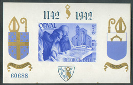 BF ORVAL Petit Format NON DENTELE Avec Surcharge Gothique, Numéroté Et Xx.  - 16887 - 1924-1960