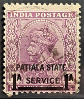 PATIALA 1940 - Canceled - Sc# O59 - Patiala