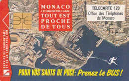 Monaco, MF27 (009), 120 Units, Prenez Le Bus (Series 009), 2 Scans. - Monaco