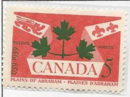 CANADA - BATTLE OF THE PLAINS OF ABRAHAM; MAPLE LEAF - Other & Unclassified