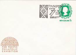 PANPEX '77 - TUKUTUKU, Reed Panel Design, Patikitiki Common Diamond-shaped Sand Flounder - 11 Mar 1977 - Entiers Postaux