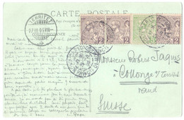 Monaco - 1905 - Vue Sur Le Cap D'Ail Depuis Le Château De Monaco - - Briefe U. Dokumente