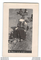 CPA Macedoine Carte Photo La Chasse Aux Poux à Skotchivir - Macédoine Du Nord