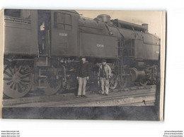 CPA 93 Carte Photo Une Machine De La Ligne De Ceinture - Bobigny