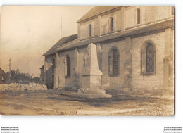 CPA 27 Carte Photo Muids Le Monument Aux Morts - L'église - Muids