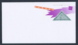 Letter Stationanery Canada Plays First Triangular Stamp St.John's In 1857.Kanada Spielt Erste Dreieckige Briefmarke - 1953-.... Reign Of Elizabeth II