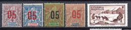 Saint Pierre Et Miquelon 1912/38 Neufs N°95,96,97,99,168   0,80 €   (cote 5,35 €  5 Valeurs) - Unused Stamps
