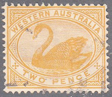 WESTERN AUSTRALIA   SCOTT NO 74  USED   YEAR   1899    WMK  83 - Gebruikt