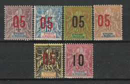 SAINT PIERRE ET MIQUELON 1912 YT N° 95, 96, 97, 99, 100 Et 102 * - Unused Stamps