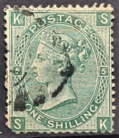 GREAT BRITAIN 1867 - Canceled - Sc# 54 - Plate 5 - 1sh - Gebraucht