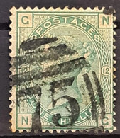 GREAT BRITAIN 1873 - Canceled - Sc# 64 - Plate 12 - 1sh - Gebruikt