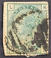 GREAT BRITAIN 1873 - Canceled - Sc# 64 - Plate 13 - 1sh - Gebruikt