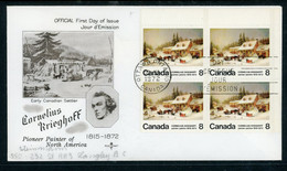 Canada FDC 1972 "Cornelius Krieghoff: - Otros & Sin Clasificación