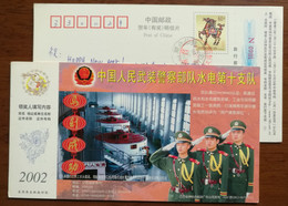 Tibet Yanghu Pumped-storage Hydroelectric Plant Generator,China 2002 Armed Police Forces Hydropower Troops Advert PSC - Water