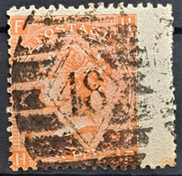 GREAT BRITAIN 1865 - Canceled - Sc# 43 - Plate 9 - 4d - Gebraucht