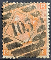 GREAT BRITAIN 1865 - Canceled - Sc# 43 - Plate 13 - 4d - Gebraucht