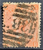 GREAT BRITAIN 1865 - Canceled - Sc# 43a - Plate 12 - 4d - Gebraucht