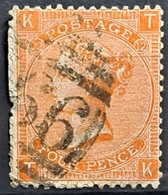 GREAT BRITAIN 1865 - Canceled - Sc# 43a - Plate 12 - 4d - Oblitérés