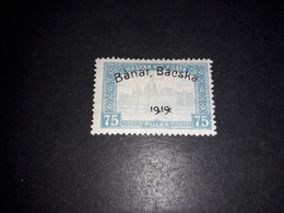 A8MIX02 MAGYAR KIR POSTA TERRITORI BANAT BACSKA 1919 OVERPRINT "X" - Banat-Bacska