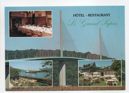 - CPM VILLEQUIER (76) - Hôtel-Restaurant LE GRAND SAPIN - Editions Bénéteau - - Villequier