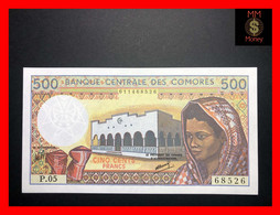 COMOROS  500 Francs 1986  P. 10  Sig. Ben Ali - Abdou     UNC - Comore