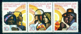 1975 Intl Women Day, Multi Ethnic Women, DDR, Mi. 2019, Strip, MNH - Fête Des Mères