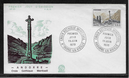 Andorre - Enveloppe 1er Jour - FDC - TB - FDC