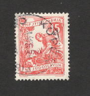 TRISTE B - STT VUJNA - YUGOSLAVIA - ITALY - USED STAMP , 15 Din. , Typ II - INDUSTRY - NICE POSTMARK "KOPER"  - 1953. - Oblitérés