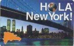 HOLA : DMH31D $100 HOLA NewYork! (reverse 4) USED - Dominicaanse Republiek