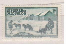 SAINT PIERRE ET MIQUELON    N°  YVERT  :  167   NEUF AVEC  CHARNIERES      ( CH  2 / 54 ) - Unused Stamps