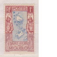 SAINT PIERRE ET MIQUELON         N°  YVERT  136    NEUF SANS  CHARNIERES      ( SCH 02/33 ) - Unused Stamps