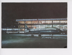 Paris Aéroport De Paris Orly : Avion Caravelle"Air France" Sur L'aire De Stationnement (illuminé De Nuit) N°154 - Flugwesen