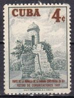 Cuba, 1957 - 4c Fortifications - Nr.585 Usato° - Used Stamps