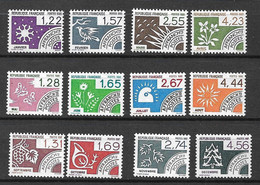 Préoblitérés    N°186 à 197  Les Mois  Neufs * *  TB = MNH VF  - 1964-1988